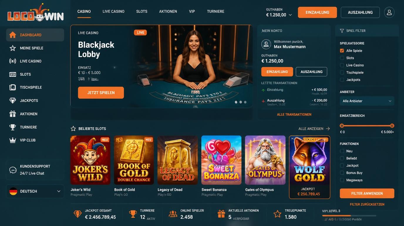 Gutschein bei Locowin Casino: So lässt sich ein Bonus einlösen